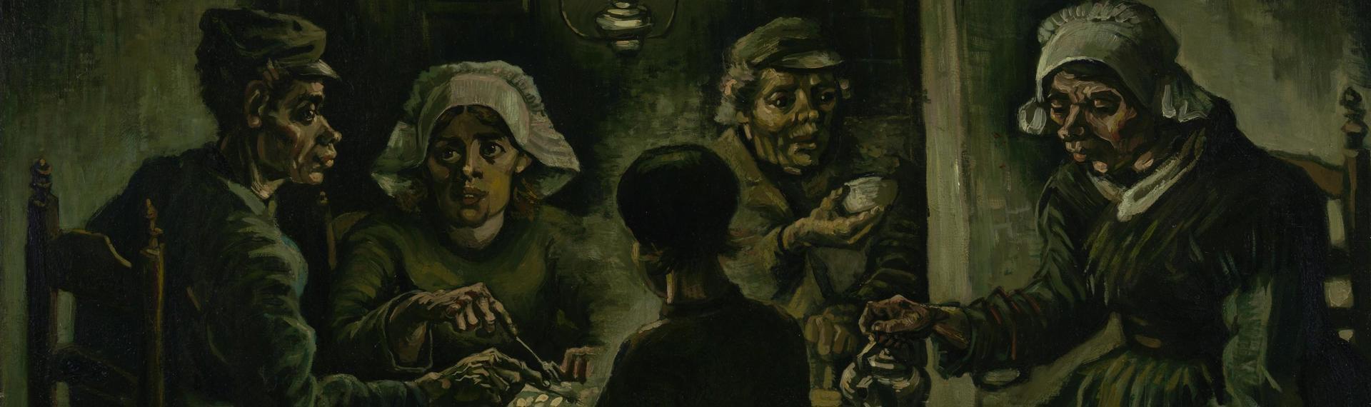 'The potato eaters' is a well-known work by Vincent van Gogh
