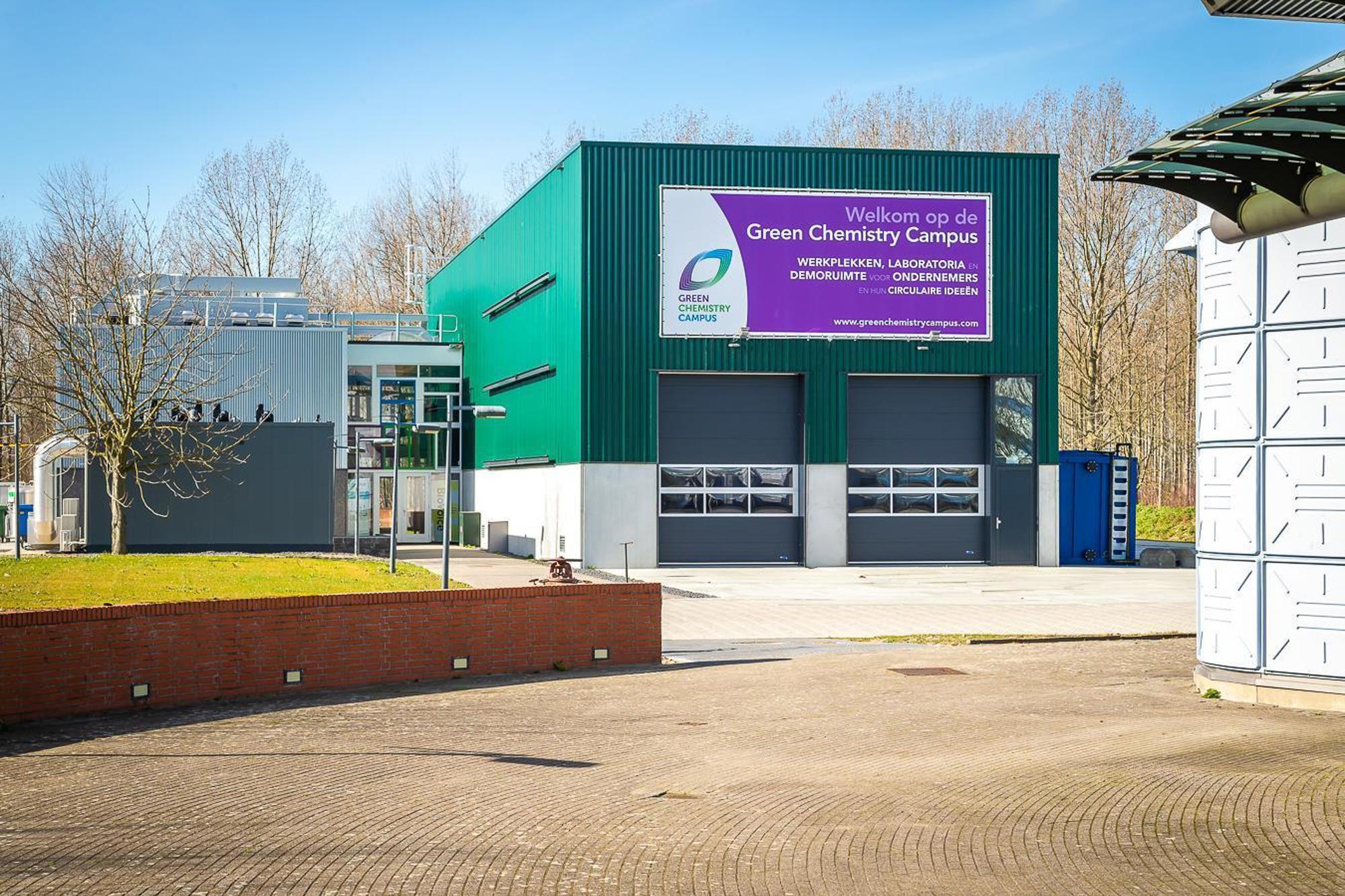Sustainably built demo facility on the Green Chemistry Campus