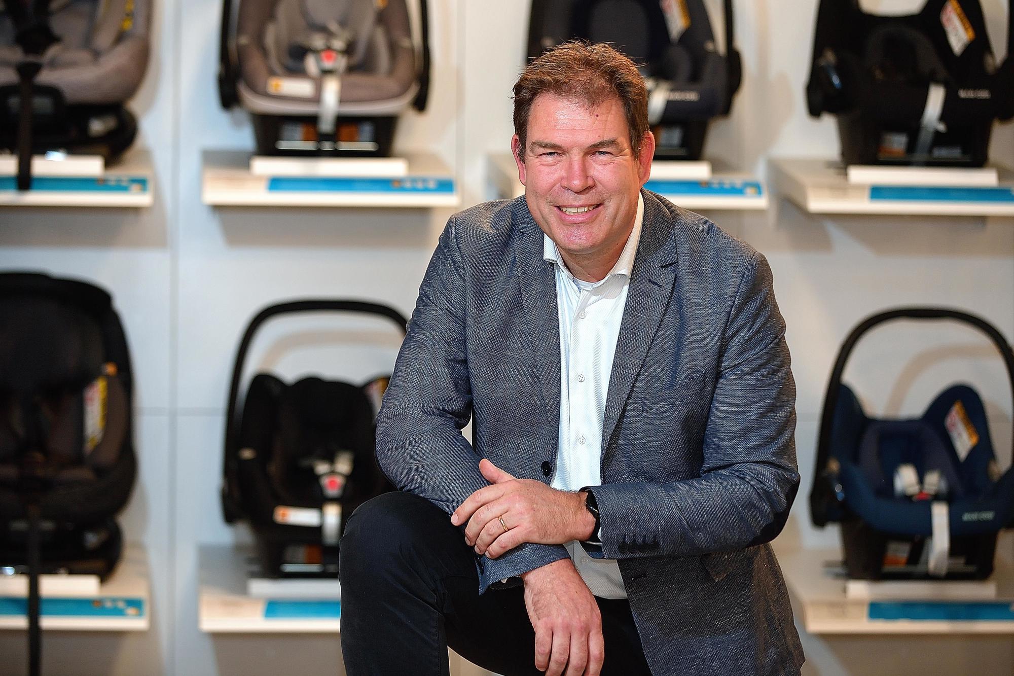 Maxi-Cosi vertreibt seine Produkte in mehr als 100 Ländern, sagt Sjef van der Linden
